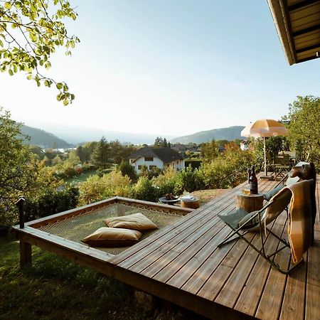 Ecolodge Acme Jacuzzi Vue Lac Angon Exterior foto